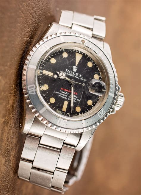 rolex vintage submariner mustart hands|rolex submariner watch history.